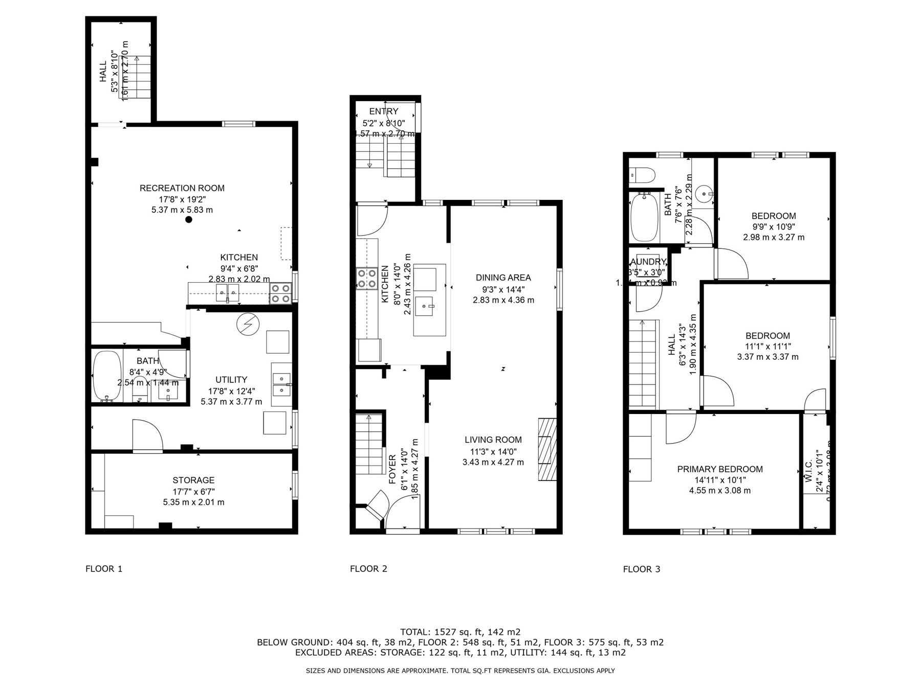 Example schematic floor plan